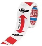 Tesa - 58263-00000-00 Bodenmarkierung Bitte Abstand Halten (l X B) 50 M X 50 Mm