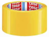 Tesa - secure & strong 58643-00000-00 Packband pack® Gelb (l x b) 50 m x 50 mm...