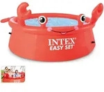 Happy Crab Aufblasbarer Pool Easy Set 183x51 Cm Intex