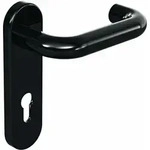 Hewi - Kurzschildgarnitur 111r01.110 90 Ku.90 Pz Rd Dr&uuml;ckergrt - 111r01.110 90