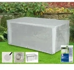 Gartenm&ouml;bel Abdeckung Rechteckig Transparent, Tisch Schutzh&uuml;lle 180x100x75cm