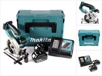 Makita Dss 501 Rtj 18v 136 Mm Li-ion Akku Handkreiss&auml;ge Im Makpac + 2x 5,0 Ah...