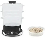 Tefal Ultracompact Vc204810 Dampfgarer Schwarz 9 Liter