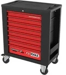 Ks Tools Werkstattwagen Performanceplus P15 Schwarz/rot, Mit 8 Schubladen
