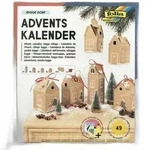 Folia Adventskalender Aus Kraftpapier 24 H&auml;uschen