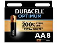 Duracell - Optimum Mignon (AA)-Batterie Alkali-Mangan 1.5 v 8 St.