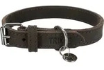 M-l: 42-48cm/25mm Mar.scuro: Rustikales Lederhalsband
