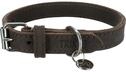 S-m: 34-40cm/25mm Mar.scuro: Rustikales Lederhalsband