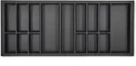 Orga-box - Vii Besteckeinsatz Besteckkasten Basaltgrau 1200 Mm Mit Softtouch