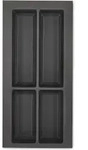 Orga-box - Vii Besteckeinsatz Besteckkasten Basaltgrau 300 Mm Mit Softtouch
