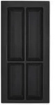Orga-box - Vii Besteckeinsatz Besteckkasten Schwarz 300 Mm Mit Softtouch Oberfl&auml;che