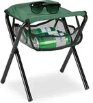 Klapphocker, Mit Tasche, Bis 120 Kg Belastbar, Faltbar, Leicht, Campinghocker Hxbxt: