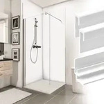 Schulte - Duschr&uuml;ckwand Decodesign Set Ecke (2 Duschr&uuml;ckw&auml;nde, 2 Endprofile, 1