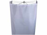Ersatzduschvorhang Textil Ombrella weiß 210x180 cm - weiß