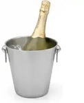 Edelstahl Sektk&uuml;hler Matt - 20 Cm - Champagnerschale Eisk&uuml;bel Getr&auml;nkek&uuml;hler