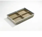 Aco - Bodenwanne Vario Polymerbeton 60 X 40 Cm Inkl. Stahlzarge Schuhabstreifer