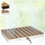 Sumatra Breeze Sq Gartendusche Wpc Aluminium 70x55cm Eckig - Blumfeldt