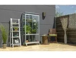 Vitavia - Balkon- Und Anlehn-gew&auml;chshaus 'stad', Aluminium Eloxiert, 3 Mm Esg Mit