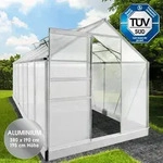 Gew&auml;chshaus Aluminium Mit Fundament Rostfrei T&uuml;v Gepr&uuml;ft 6mm Platten...