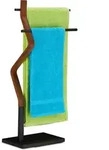 Handtuchhalter Stehend, Handtuchst&auml;nder, 2 Stangen, F&uuml;r Hand- & Geschirrt&uuml;cher,