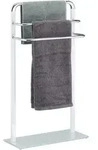 Relaxdays Handtuchhalter, Badetuchhalter Aus Verchromtem Metall, Hbt 80x45x20 Cm,
