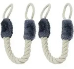 Relaxdays - T&uuml;rkordel Klemmschutz, 2er Set, T&uuml;rstopper Klinke, Baby T&uuml;rsicherung,