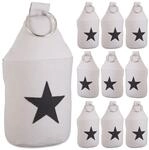 6er Set T&uuml;rstopper Stern, T&uuml;rpuffer Stoff, T&uuml;rsack Boden, Extra Hoch, Mit...