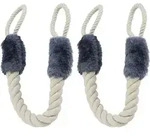 Relaxdays - 8 X T&uuml;rkordel Klemmschutz, T&uuml;rstopper Klinke, Baby T&uuml;rsicherung,