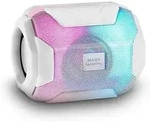Mars Gaming Msbaxw, Bluetooth Rgb-lautsprecher, Kompakt,10w, Usb/microsd/radio, Wei&szlig;