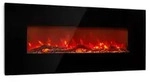 Lausanne Long Elektrischer Kamin 1600w 2 Heizstufen 128 Cm - Klarstein