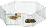 Freilaufgehege Kleintiere, 6 Elemente, Engmaschig, Freilauf F. Meerschweinchen & Co.,