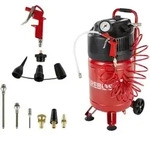 Arebos 30l Druckluftkompressor Kompressor Stehend 1500 W Inkl. 13-tlg.