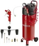 Arebos Druckluft Kompressor Luftkompressor 50l 10 Bar Stehend 13 Teiliges Zubeh&ouml;r