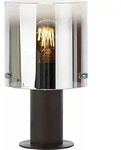 Lampe Beth Tischleuchte Kaffee/rauchglas 1x A60, E27, 60w, G.f. Normallampen N. Ent.