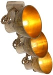 Steinhauer - Neuwertig] Mexlite Gearwood Deckenlampe Deckenlampe Aluminium...