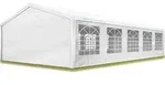 Toolport Partyzelt Pavillon 5x10 M In Wei&szlig; Pe Plane 350 N Wasserdicht Uv Schutz