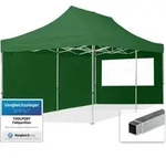 3x6 M Faltpavillon, Economy Alu 32mm, Seitenteile Mit Panoramafenstern,...