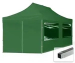 3x6 M Faltpavillon, Economy Alu 32mm, Seitenteile Mit Panoramafenstern,...