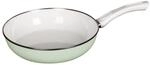 Riess Ceramic Glas Pfanne &Oslash;28cm Green Emaille