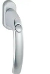 Hoppe - Fenstergriff Atlanta Mit Druckknopf, Aluminium Silber Eloxiert