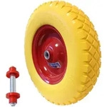Baumarktplus - Schubkarrenrad Pannensicher 4.00-8 / 4.80 Mit Achse Ersatzrad
