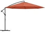 Ampelschirm Mit Aluminium-mast 350 Cm Terrakotta - Vidaxl