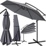 Kingsleeve&reg; Sonnenschirm Sochi Uv-schutz 80+ Mit St&auml;nder 330cm Kurbel Alu