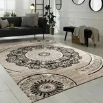 Paco Home - Teppich Wohnzimmer Kurzflor Orient Design Vintage Mandala Muster...