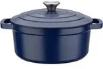 Solid Cast Iron Pot - Gsw - Blue Magic - 20 Cm - Round - Induction - Blue