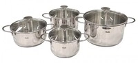 Fissler Copenhagen Topf-set 4-tlg. Induktion Mit Glasdeckel Edelstahl"-"179188380