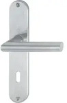 Hoppe - Langschildgarnitur Amsterdam E1400z/302 Edelstahl F69 Ob 72 Mm