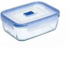 Rechteckiger Aufbewahrungsbeh&auml;lter Purebox Mit Glasdeckel 20x15 Cm 122 Cl