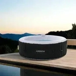 Arebos - Whirlpool Aufblasbar In & Outdoor 6 Personen 208 Cm 130 Massaged&uuml;sen Mit