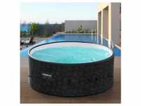 In-Outdoor Whirlpool Spa Pool Wellness Heizung Massage Aufblasbar Rund -...